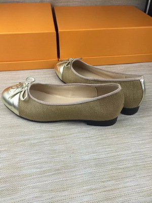 CHANEL Shallow mouth flat shoes Women--149